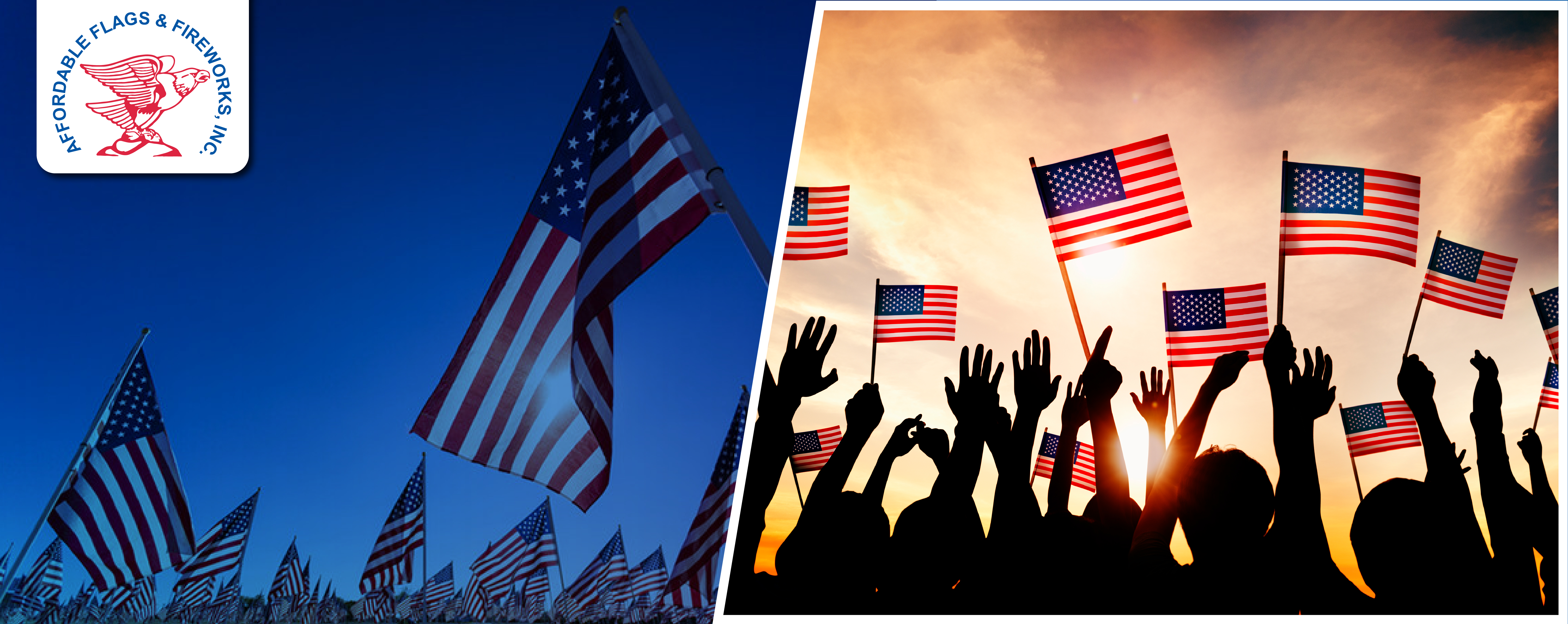 US-flags-at-background-alongside-shadow-image-of-people-cheering-hands-in-air
